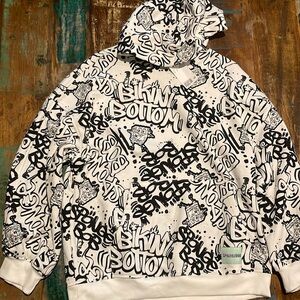 H&M SpongeBob Graffiti Oversized Hoodie